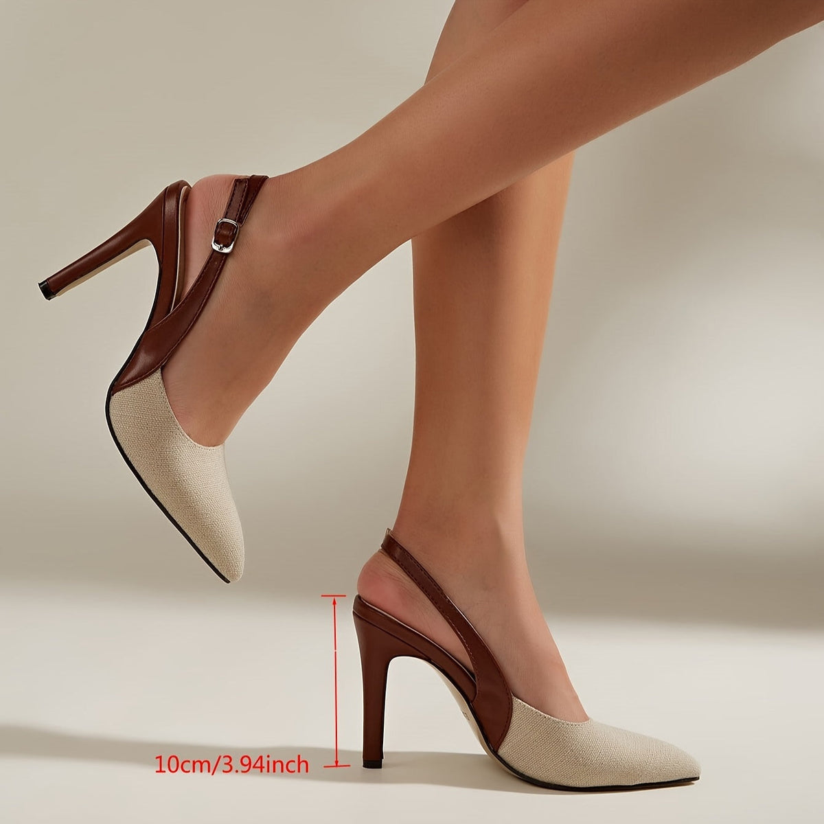 Amélie™ | Décolleté Slingback a Contrasto