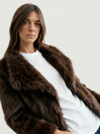 Carina - Giacca in pelliccia sintetica