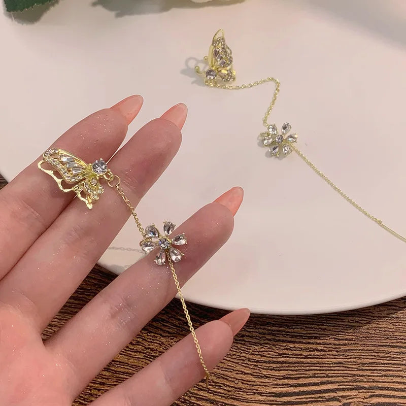 Bracciale auricolare a forma di fiore - Coppia