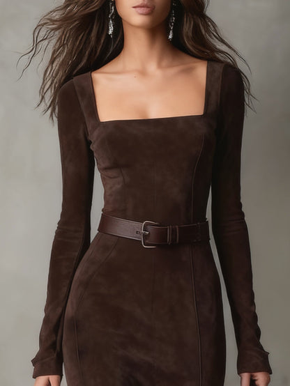 Beatrix | Abito Maxi a Scollo Quadrato