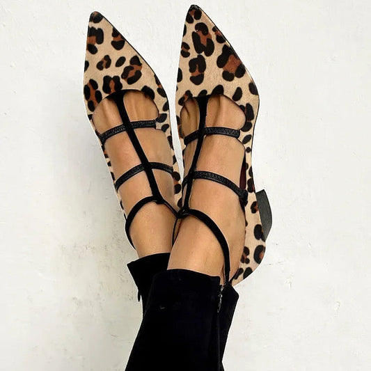 Franca | Ballerine Leopardate con Cinturini