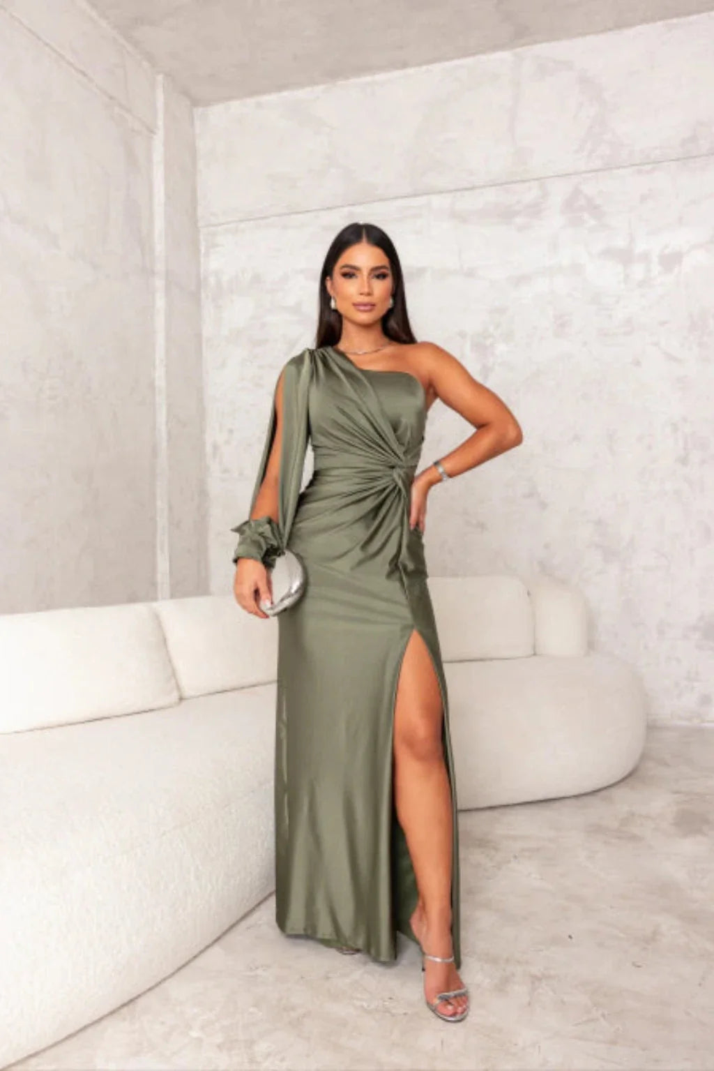 Leonora - Vestito monospalla