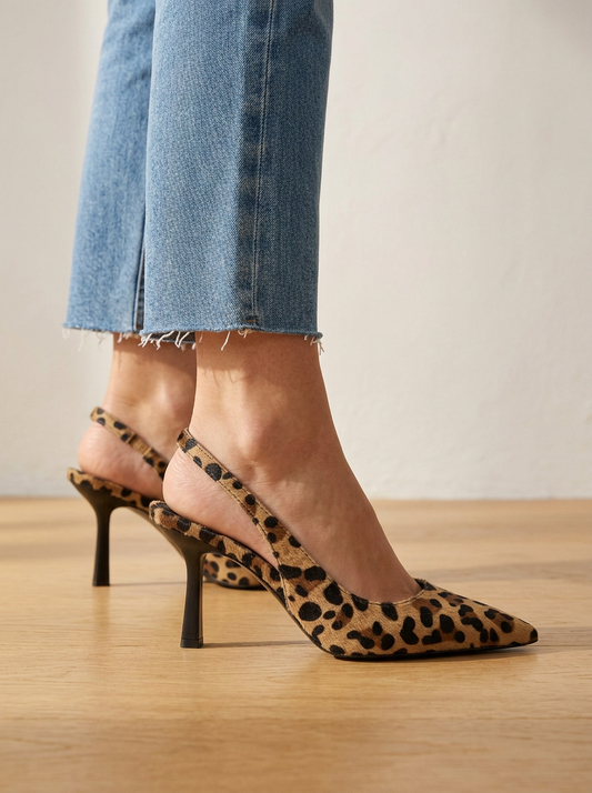Avery | Décolleté D'Orsay Leopardo