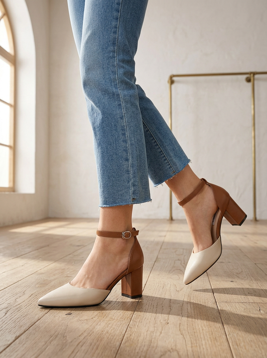 Marielle | Tacchi a Strappo Bicolor