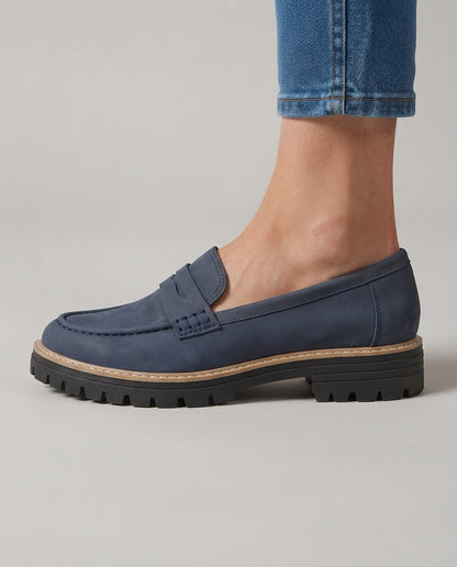 Elisa | Mocassini Platform con Tacco Largo