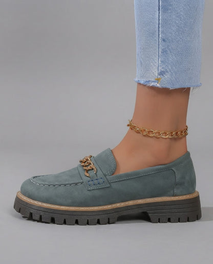 Elisa | Mocassini Platform con Tacco Largo