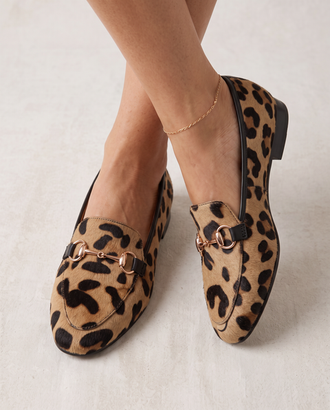 Serena | Mocassini Leopardati con Morsetto