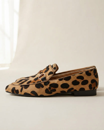 Serena | Mocassini Leopardati con Morsetto